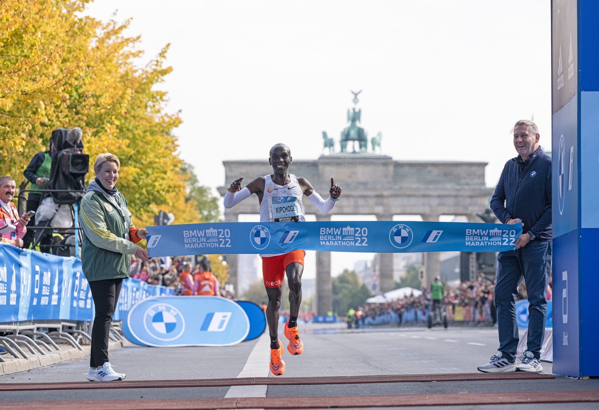 Eliud Kipchoge beim Berlin Marathon 2022
