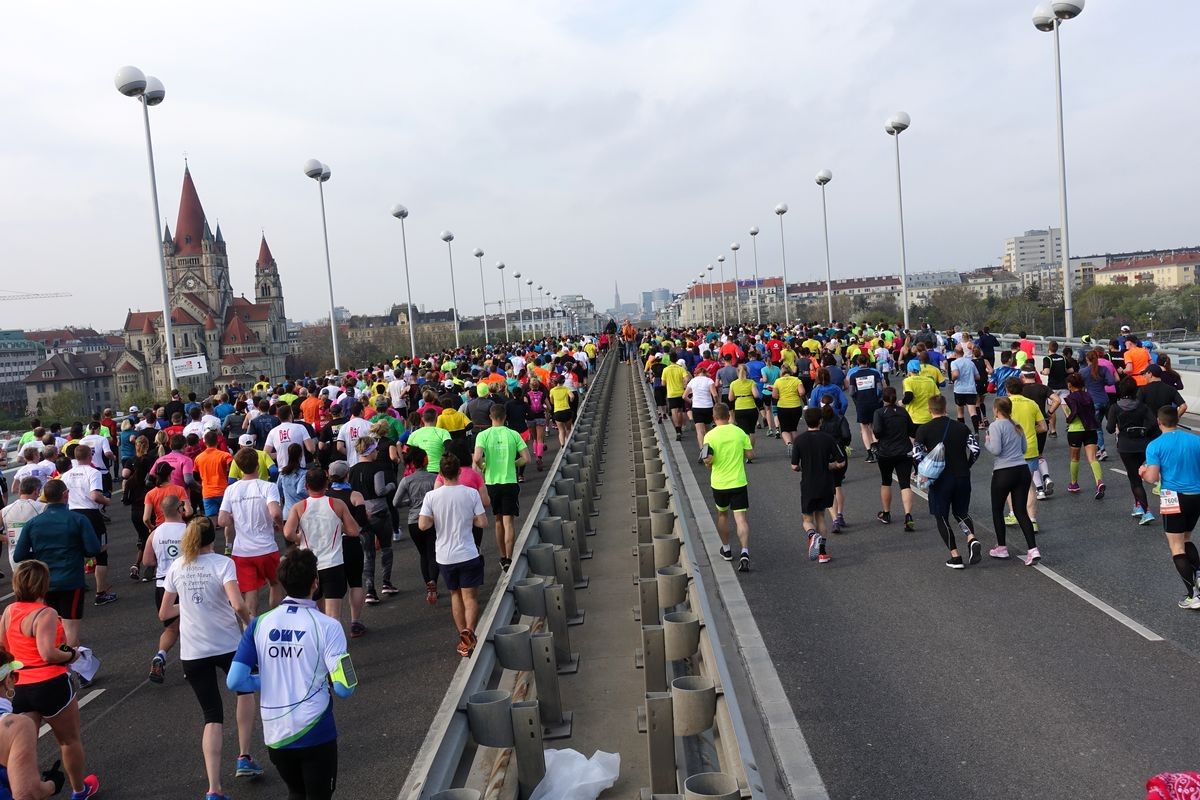 Läufer beim Vienna City Marathon