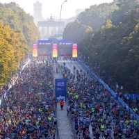 Eliud Kipchoge beim Berlin Marathon