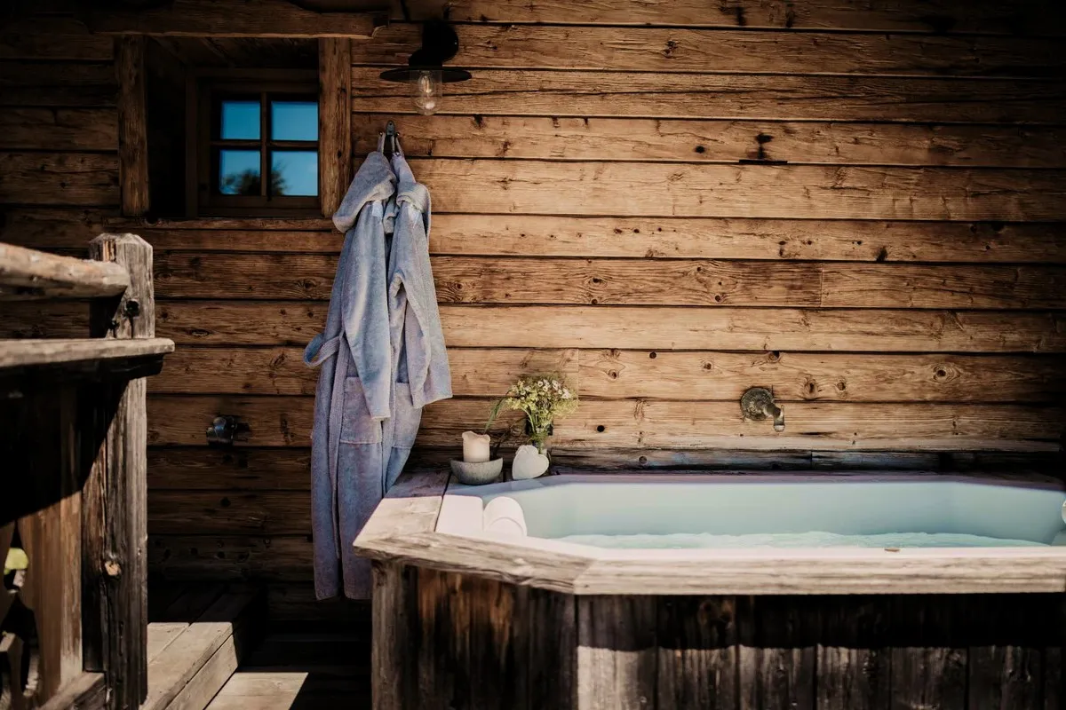 Chalet mit Whirlpool