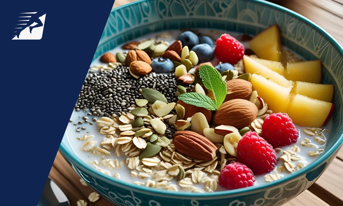 Frühstücks-Bowl mit Haferflocken