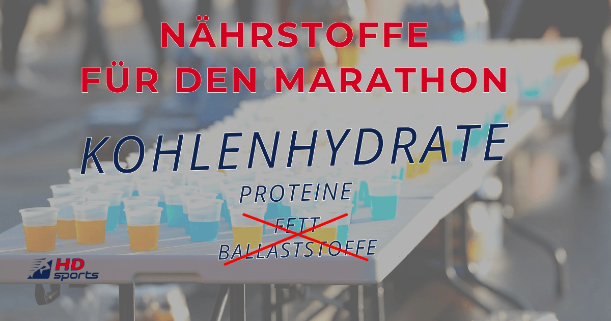 Die wichtigsten Nährstoffe für den Marathon