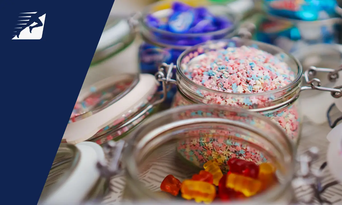 Lebensmittel mit Zucker