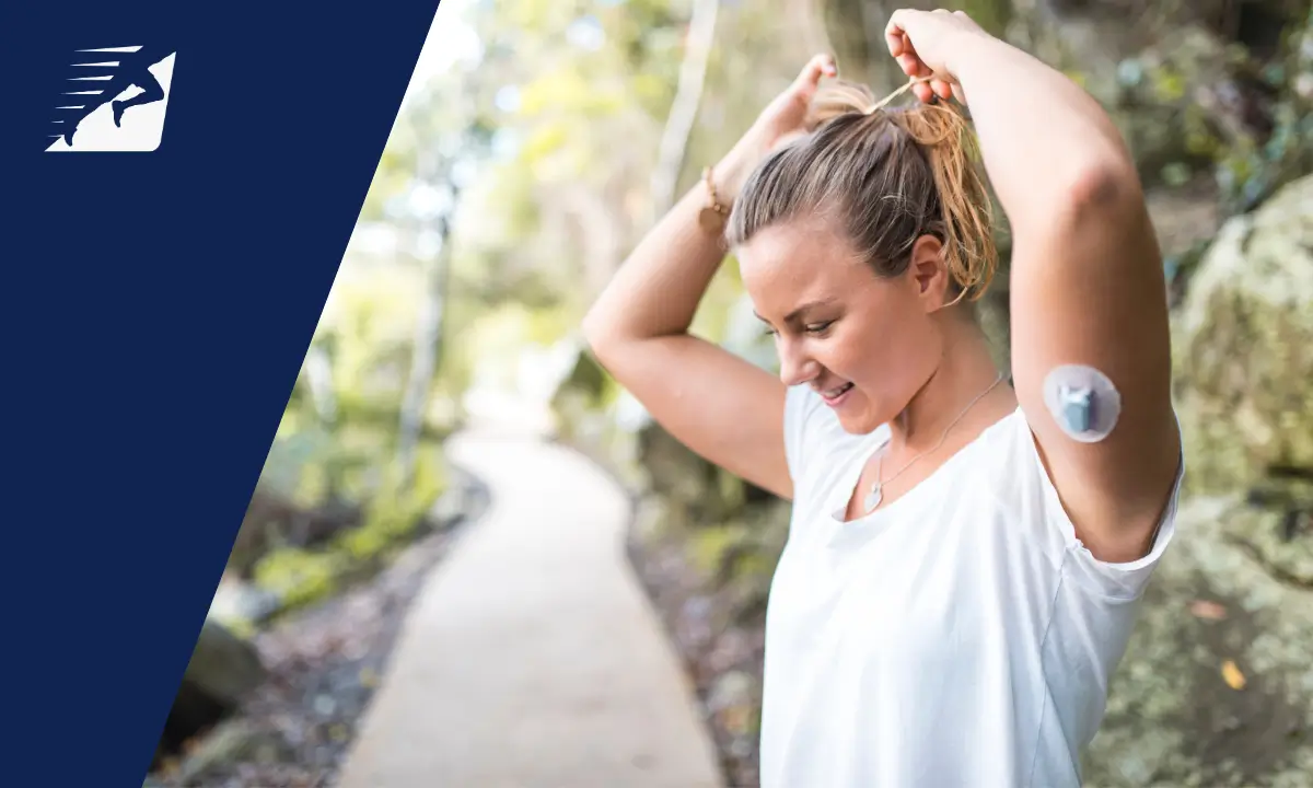 Eine Frau mit Diabetes