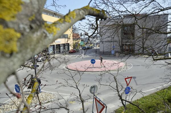 Laufen im Kreisverkehr - eine nicht ganz schwindelfreie Mission