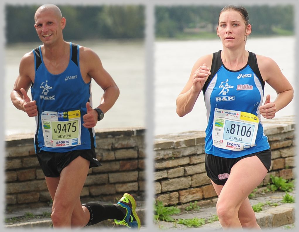 Christoph Teubel (links) und Michaela Zöchbauer (rechts) - die Führenden 2014!