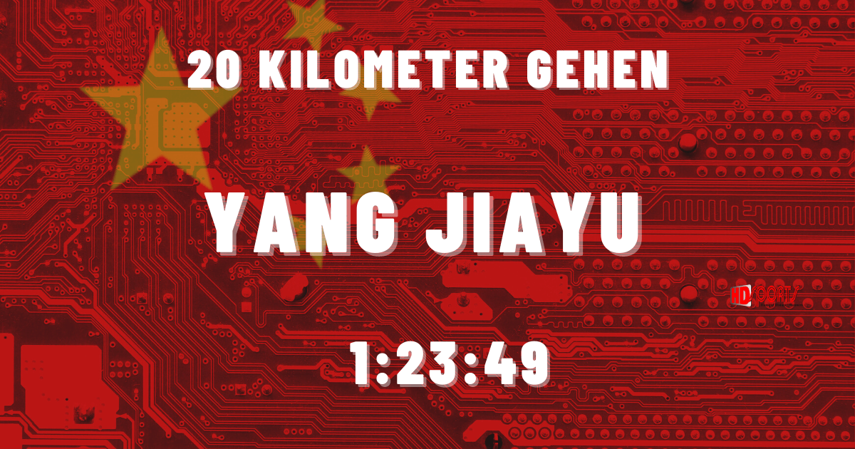 20 Kilometer Weltrekord durch Yang Jiayu