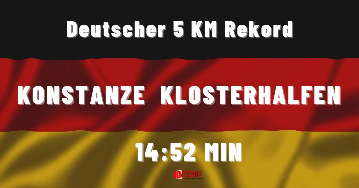 Konstanze Klosterhalfen 5 km Rekord