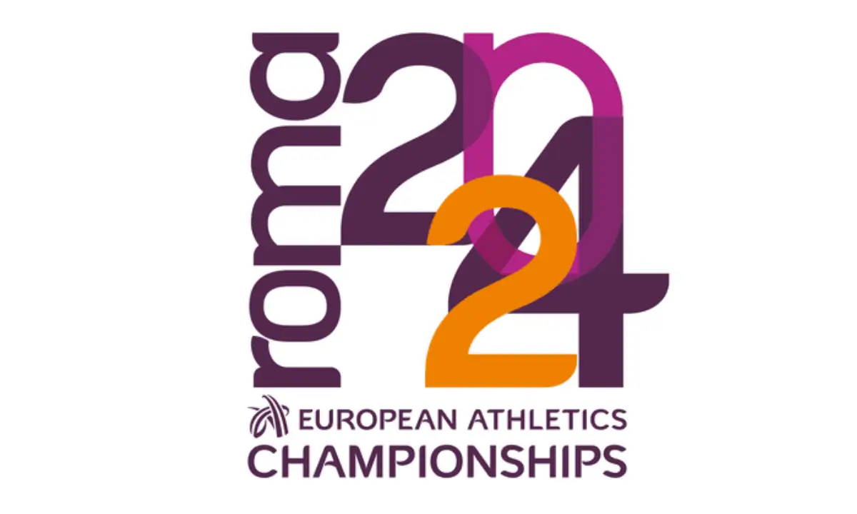 Das Logo zur Leichtathletik EM 2024
