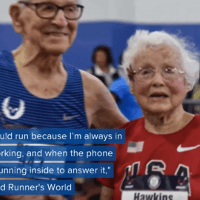 102-Jährige und 100-Jähriger laufen Weltrekord