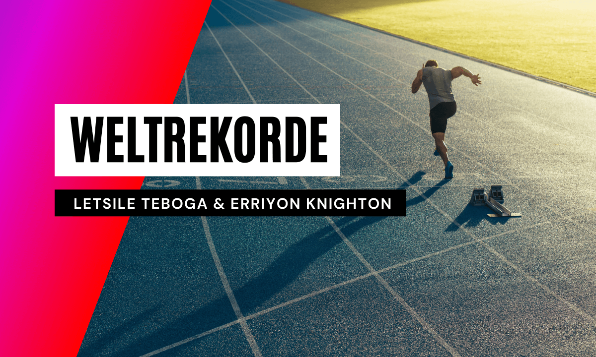 Letsile Teboga & Erriyon Knighton Weltrekord