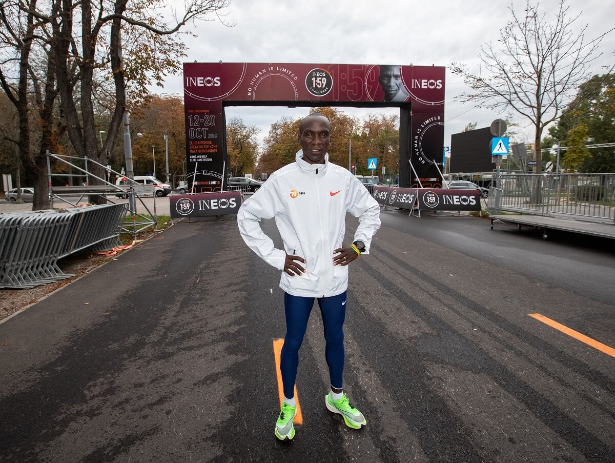Eliud Kipchoge INEOS Challenge in Wien