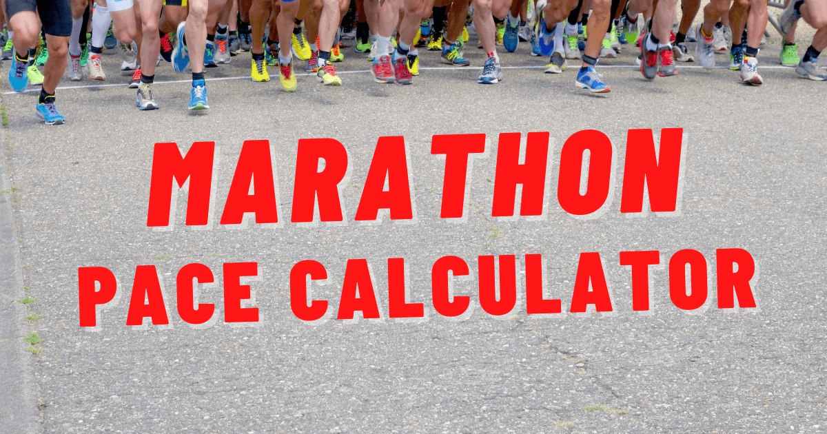 Marathon pace calculator and marathon pace table