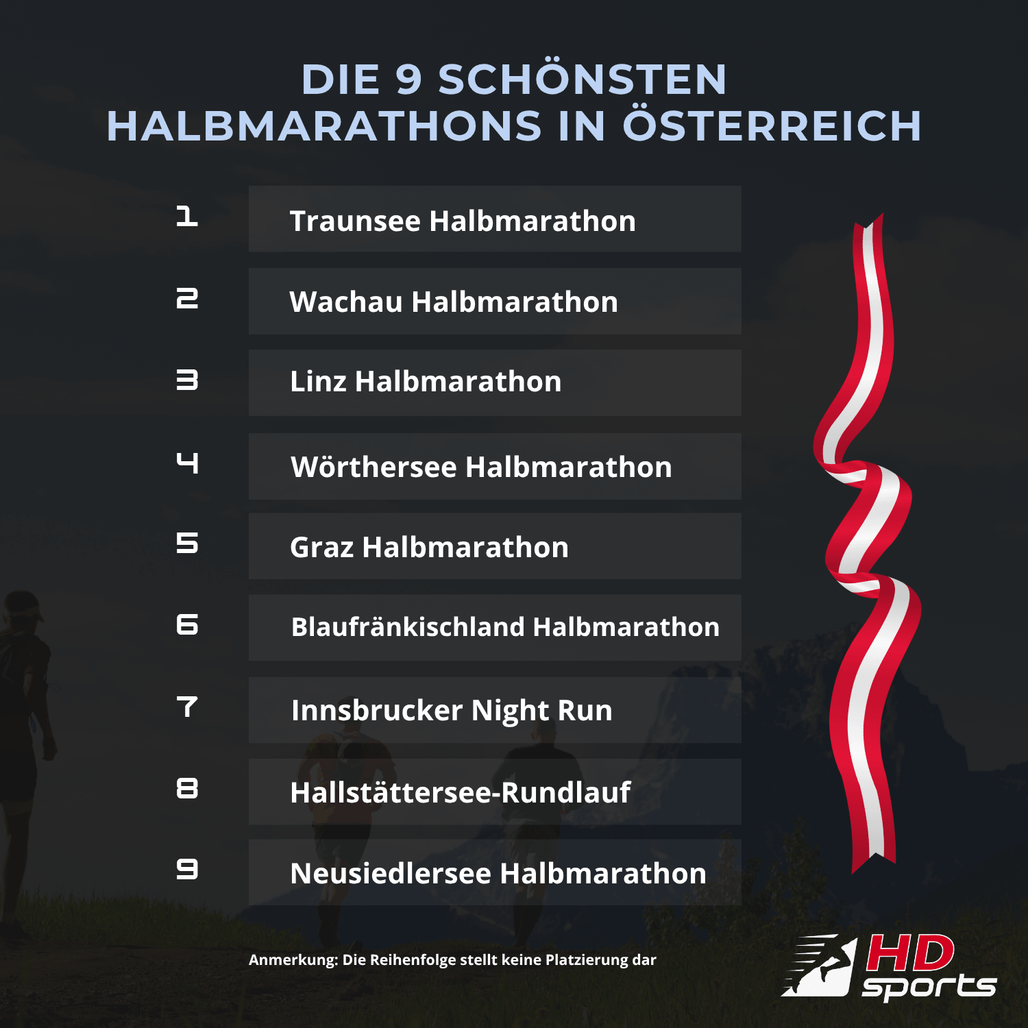 Die 9 schönsten Halbmarathons in Österreich