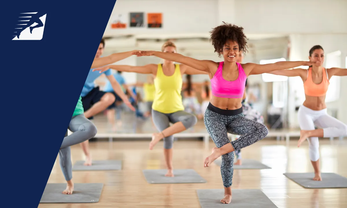 Frauen beim Balancetraining