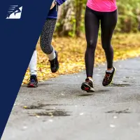 Die Beine von Läuferinnen