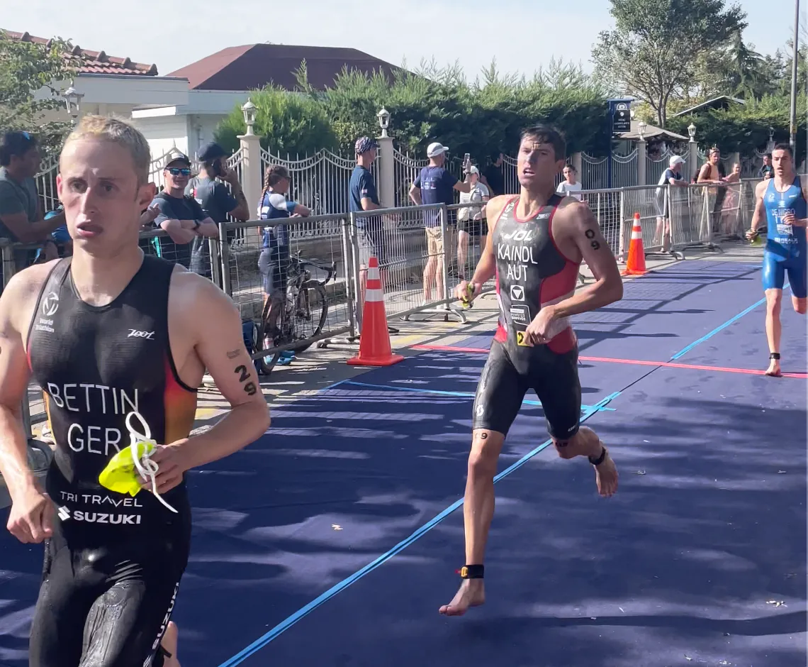 Triathlet Tjebbe Kaindl