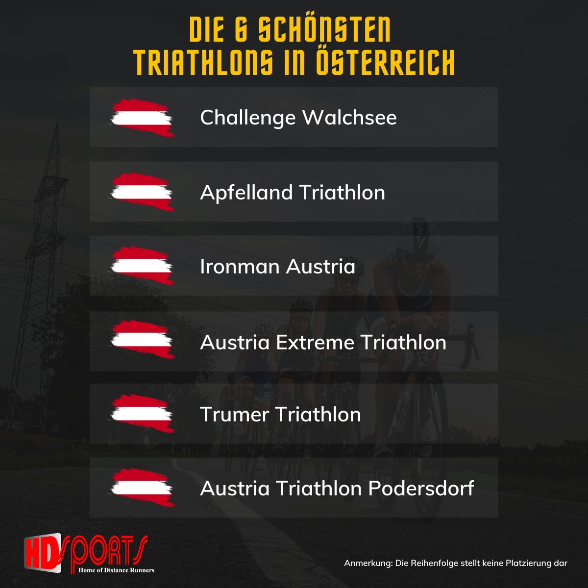 Schönster Triathlon in Österreich - die Top 6