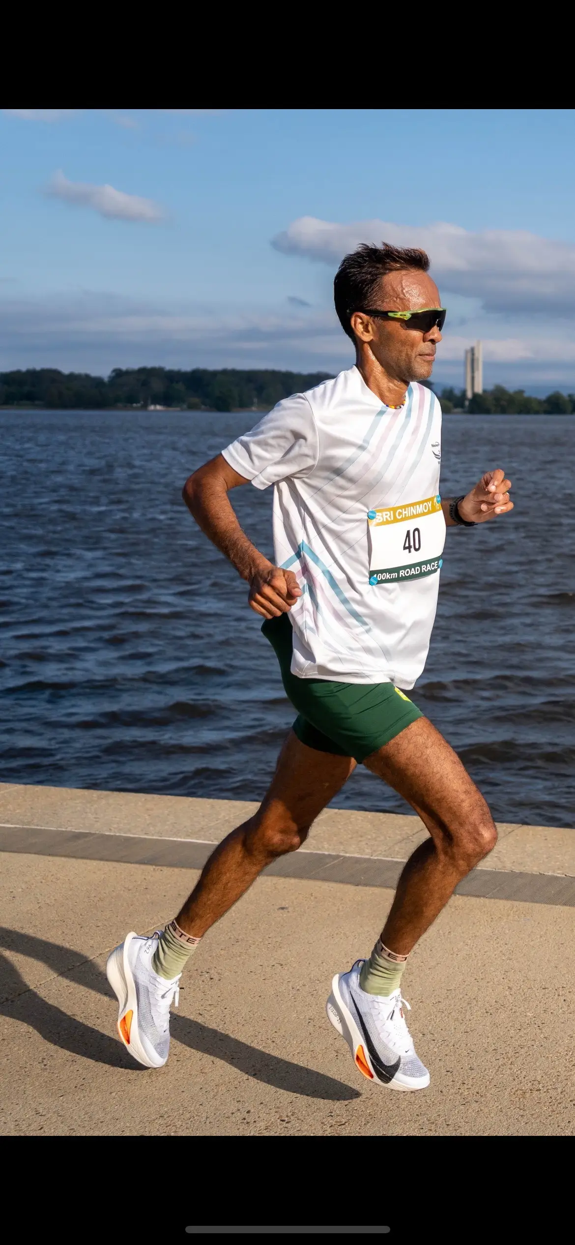 Wayne Spies beim 100km-Debüt.