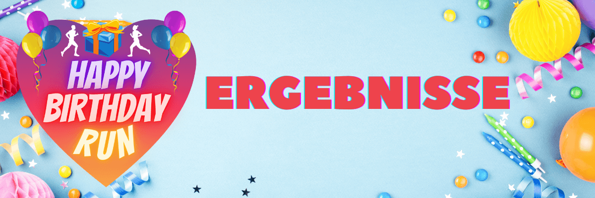Happy Birthday Run - Ergebnisse
