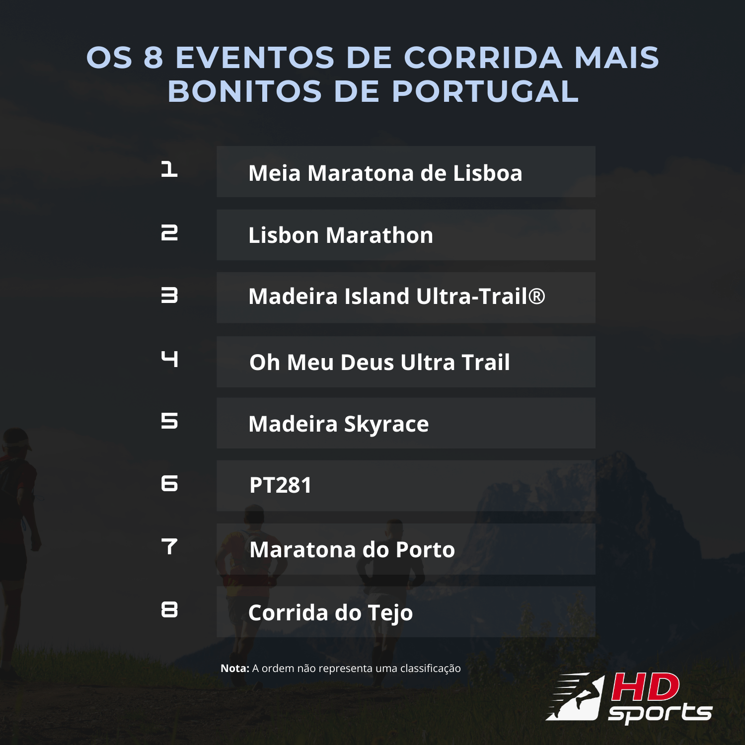 Os Eventos de Corrida Mais Bonitos de Portugal