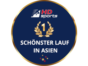 Schönster Lauf in Asien