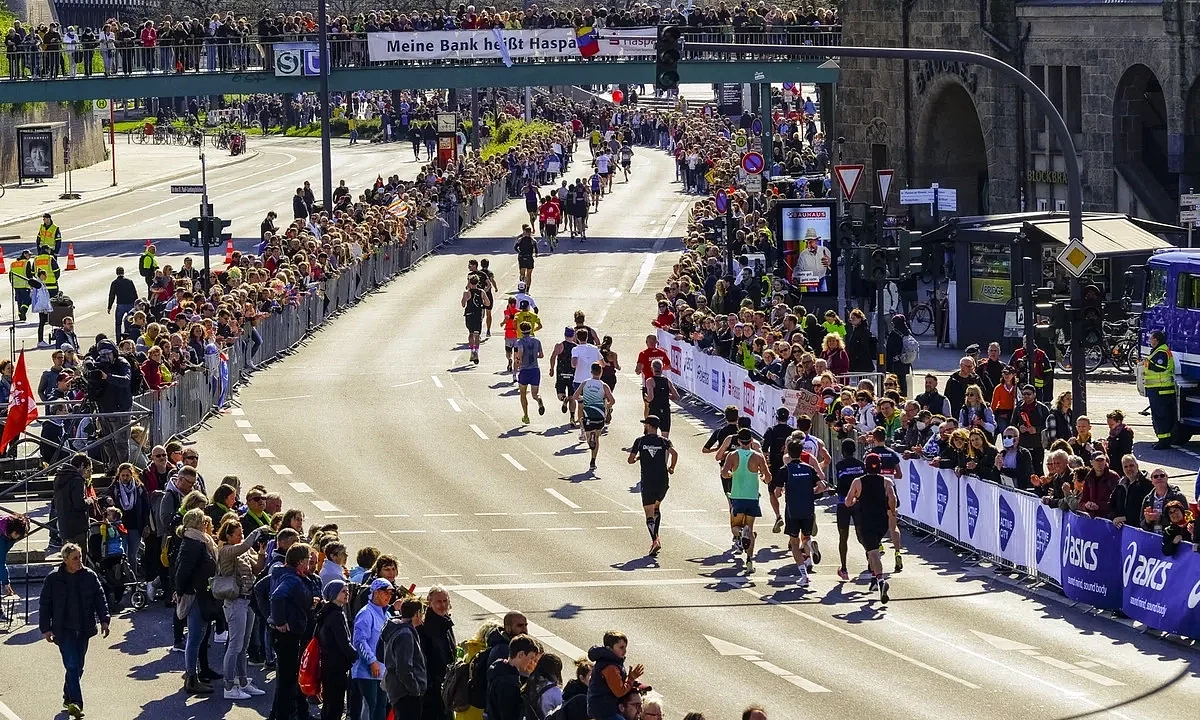 Start zum Hamburg Marathon