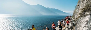 Il Lake Garda 42 Marathon è una delle tante splendide corse intorno ai laghi in Italia.