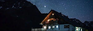 Die Potsdamer Hütte in den Stubaier Alpen