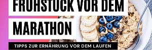 Frühstück vor dem Marathon