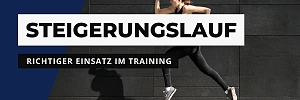 Steigerungsläufe im Training