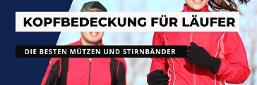 Mützen und Stirnbänder zum Laufen