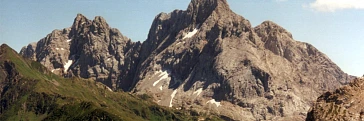 Die höchsten Berge in den Karnischen Alpen