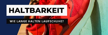 Haltbarkeit von Laufschuhen