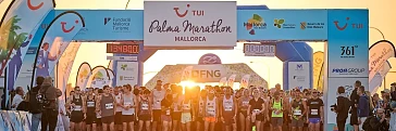 Start zum Palma de Mallorca Marathon