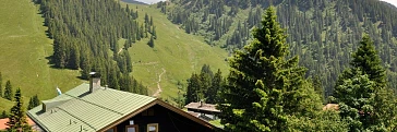 Die Schönfeldhütte in den Bayerischen Voralpen