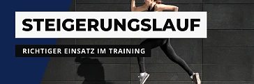 Steigerungsläufe im Training