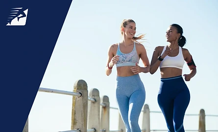 2 gut gelauten Läuferinnen