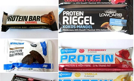 Gesunde Proteinriegel und Eiweißriegel