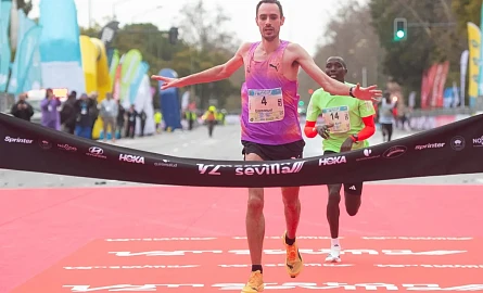 Medio Maratón de Sevilla 2026: Sieger Emmanuel Roudolff (© Veranstalter)