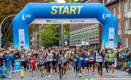 Start zum Volksbank-Münster-Marathon