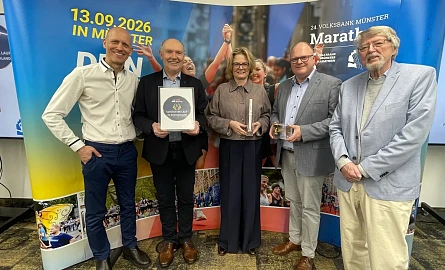 Der Münster Marathon wurde von HDsports als einer der schönsten Läufe Deutschlands ausgezeichnet.