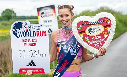 Wings for Life World Run München: Siegerin Esther Pfeiffer