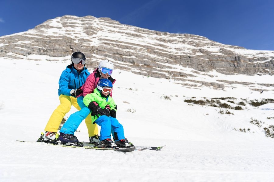 Das Familien-Skigebiet Wurzeralm. Foto: HIWU / Hinterramskogler