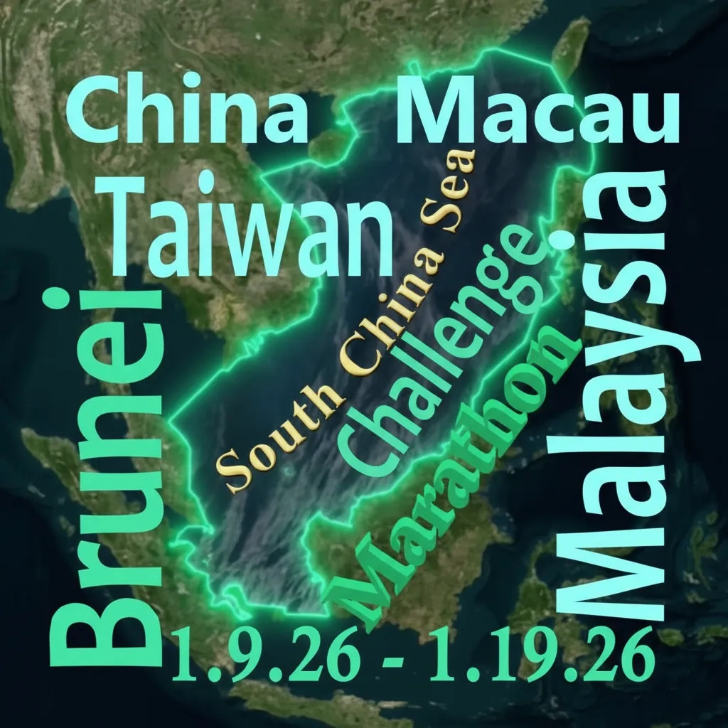 South China Marathon Challenge 01: Logo