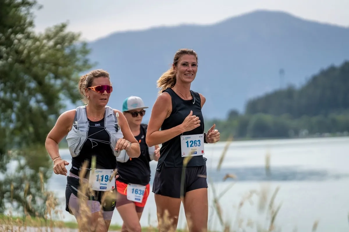 Frauenpower beim Achenseelauf. 
