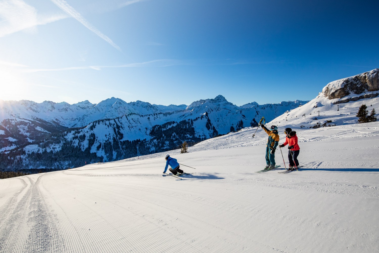 Skifahren, Skiurlaub und Winterurlaub in Allgäuer Alpen