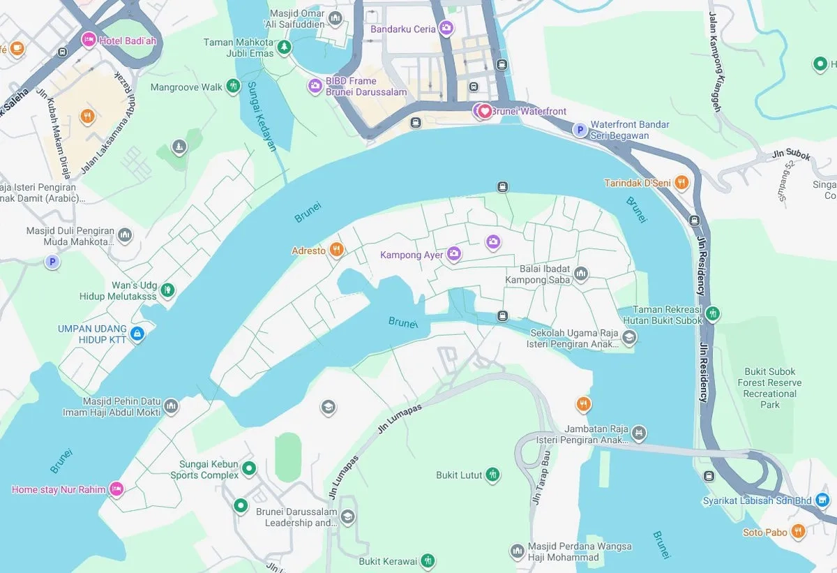 Brunei Marathon: Bild 26 Brunei Waterfront Marathonstrecke