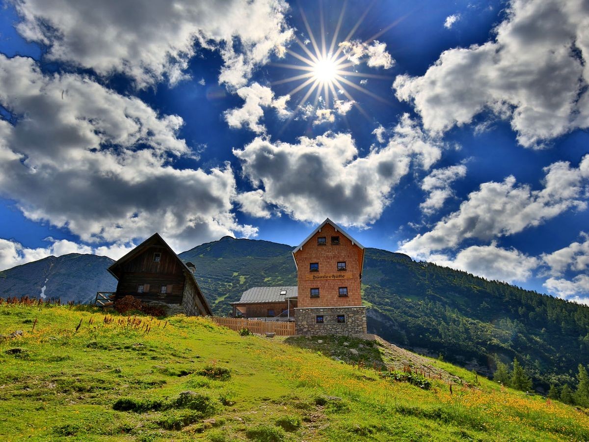 Die Dümlerhütte im Toten Gebirge