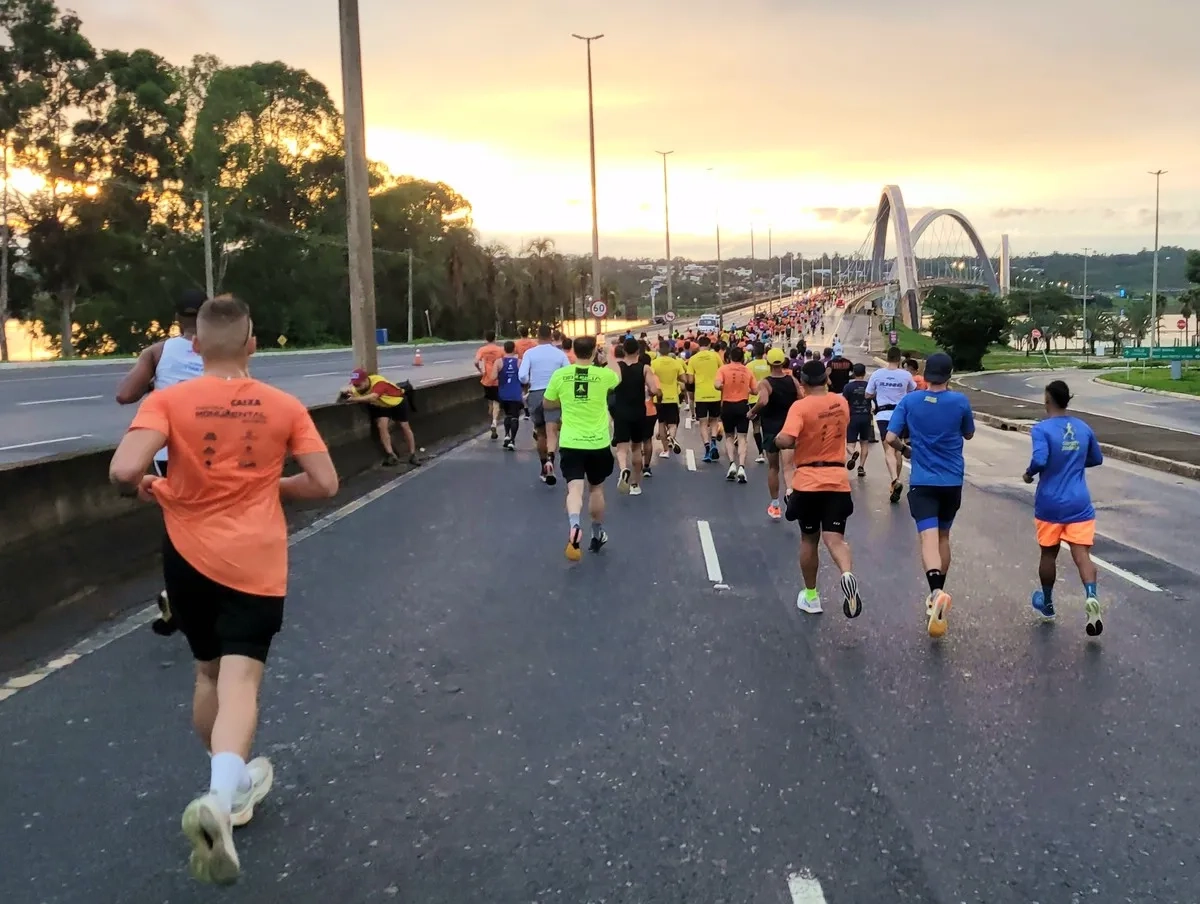 User Lauf-Reporter Werner Kroer lief 2024 beim Maratona Monumental de Brasília mit
